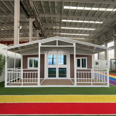 Luxus-Doppelflügel-Expandierbares Containerhaus mit zusätzlichem Dach und Veranda