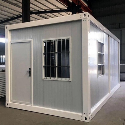 Modulare Prefab Flat Pack Häuser Stahlkonstruktion für Haus Büro Kiosk Shop
