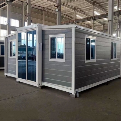 2 Schlafzimmer Erweiterbares Containerhaus Modular Design Feuerdicht