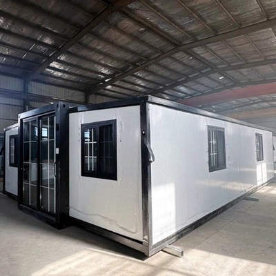 Dauerhafte 3 Schlafzimmer Mobiler, erweiterbarer, vorgefertigter Haus Stahlkonstruktion Modularer, erweiterbarer Wohnraum