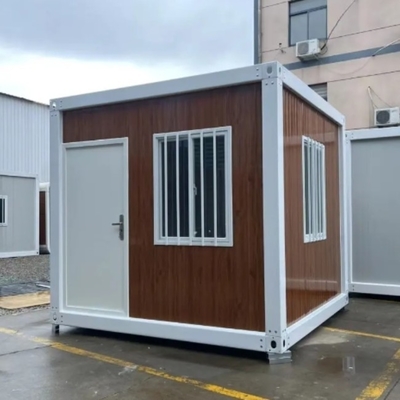 Einfach zu bauen Vorgefertigtes modulares Winddichtes kleines Flat Pack Containerhaus
