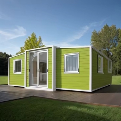 20 Fuß tragbares wasserdichtes, seismisches Containerhaus mit zwei Schlafzimmern, Klappcontainerhaus