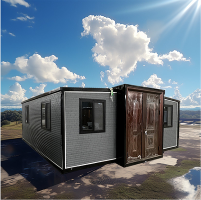 2 & 3 Schlafzimmer Erweiterbares Wohncontainerhaus Modulares Containerhaus mit Stahlstruktur