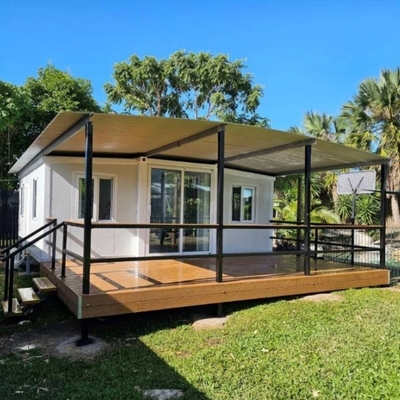 20 ft 40 ft Prefab erweiterbares Haus / Luxus-Schifffahrt Container Häuser Bürogebäude Q235 Q345B