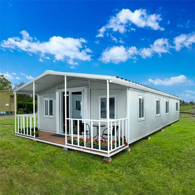 Erweiterung des Containerhauses mit Terrasse Luxus Mobil 20ft 40ft Modulhäuser