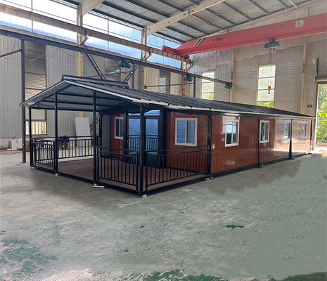 Mobil 20ft 40ft Containerhaus Luxus mit Terrasse