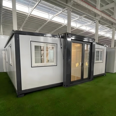 Doppelflügel erweiterbares Modulhaus mit 37m2 für 2-3 Personen