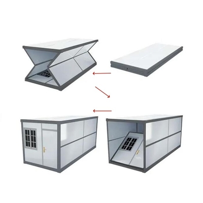 Portabilität Vorgefertigtes Klapphaus 2 Schlafzimmer Versand Containerhaus 40 Fuß Containerhaus