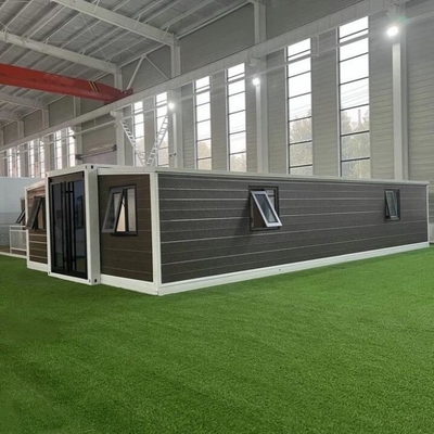Feuerfest 3 Schlafzimmer Vorgefertigte Containerhäuser Wirtschaftliche Häuser Stahlkonstruktion