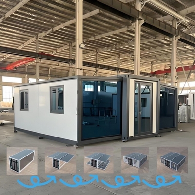 40 Fuß erweiterbares Containerhaus mit 2 Schlafzimmern Wohnzimmer Küche Bad