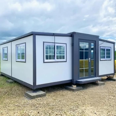 Schmetterlingsform Sandwich Panel Portable vorgefertigte erweiterbare Containerhaus
