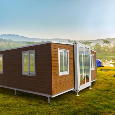 37 m2 erweiterbares Containerhaus mit Schlafzimmer, Bad, Wohnzimmer und Küche